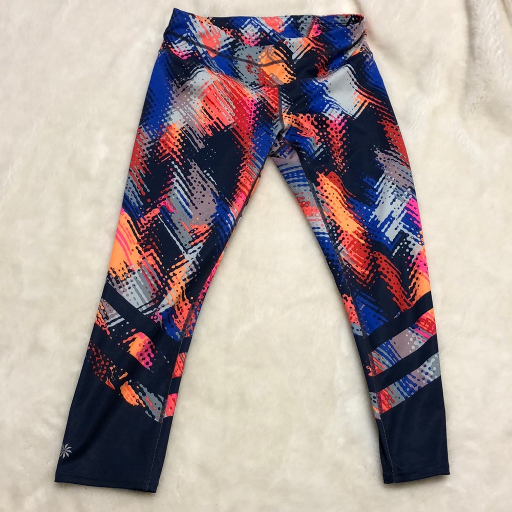 (2/15) Athleta Crop Leggings with Zip Back Pocket